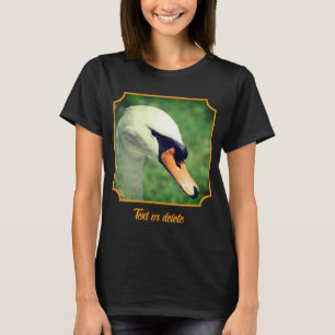 T-shirt Cygne blanc royal personnalisé Nature