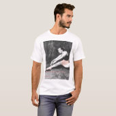 T-shirt Cygne dans le rose (Devant entier)