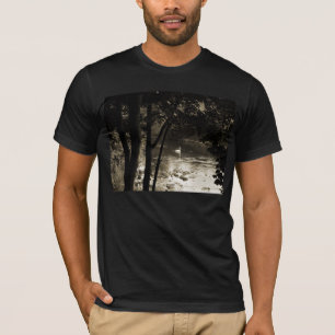 T-shirt Cygne sur la rivière