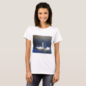 T-shirt Cygnes en roseaux, Bruno Liljefors (Devant entier)