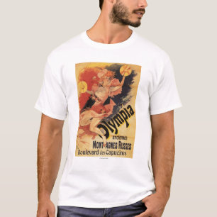T-shirt Cymbales se brisantes de fille de boîte de nuit