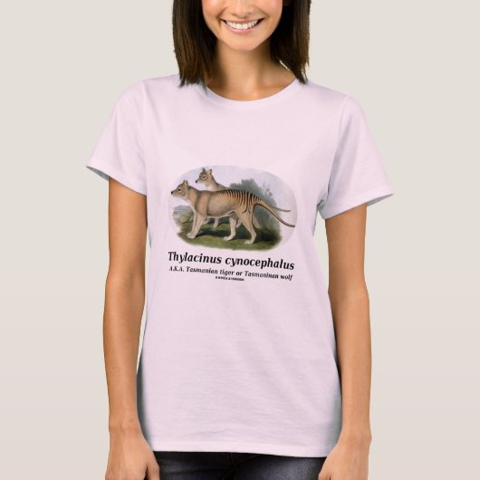 T-shirt Cynocephalus de Thylacinus (tigre ou loup (Devant)
