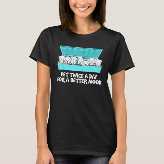 T-shirt Cynologue Bichon Frise Dog Happiness (Devant)