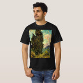 T-shirt Cyprès par Vincent van Gogh (Devant entier)