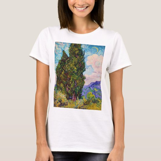 T-shirt Cyprès, Van Gogh (Devant)