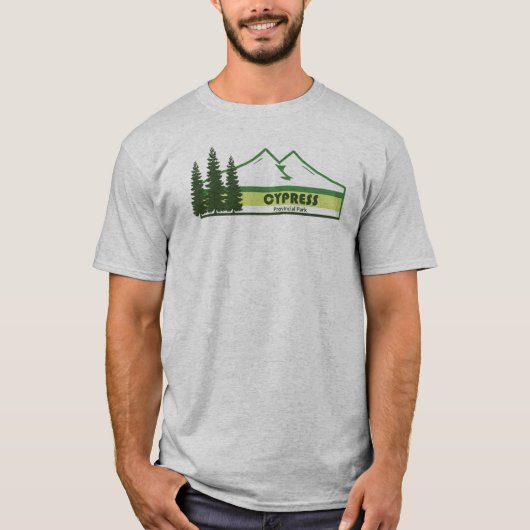 T-shirt Cypress Parc provincial Green Stripes (Devant)