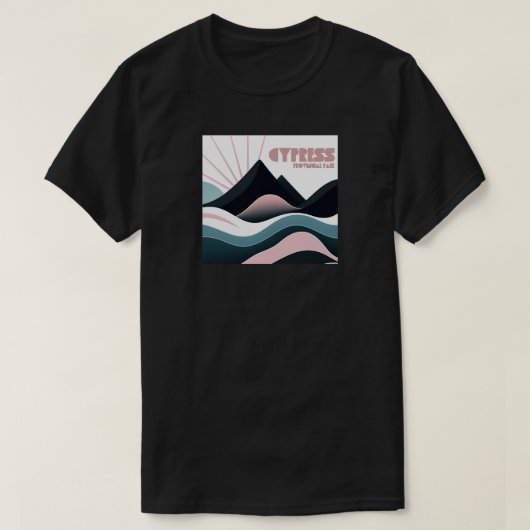 T-shirt Cypress Provincial Park Colored Hills (Design devant)