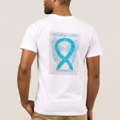 T-shirt Cystite interstitielle (IC) Sensibilisation Ruban  (Dos)