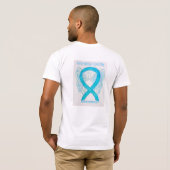 T-shirt Cystite interstitielle (IC) Sensibilisation Ruban  (Dos entier)