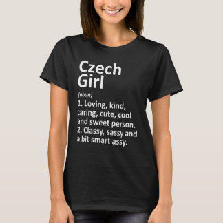T-shirt CZECH GIRL CZECH REPUBLIC   Country Roots Descent