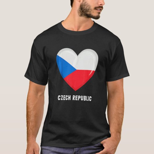 T-shirt Czech Republic Flag  Czech (Devant)