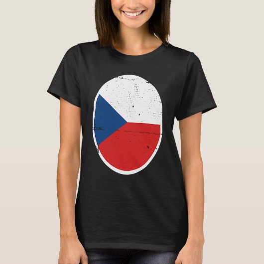 T-shirt Czechia Flag Proud Czech (Devant)
