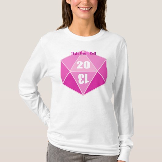 T-shirt D20, celui est comment je roule (Devant)