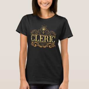 T-shirt D20 Dice The Cleric Rpg