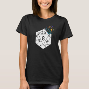 T-shirt D 20 Dragons Échappant D'Un Jeu De Rôle