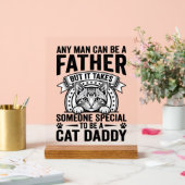 T-Shirt D avec citation de Papa Chat gravure vinta (Mariage)