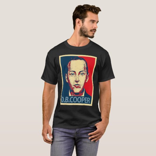 T-shirt D B Cooper (Devant entier)