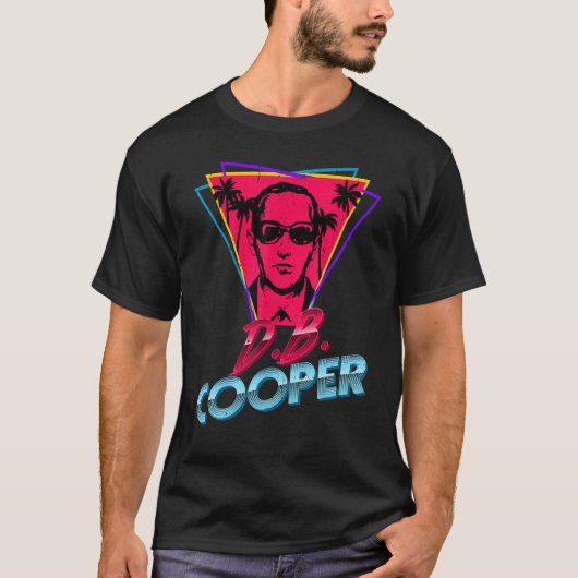 T-shirt D B Cooper Skydier Skyjacker Hijack I Am Db Coo (Devant)