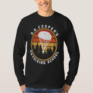 T-shirt D B  Cooper Skydiving School Cryptid Urban Legend