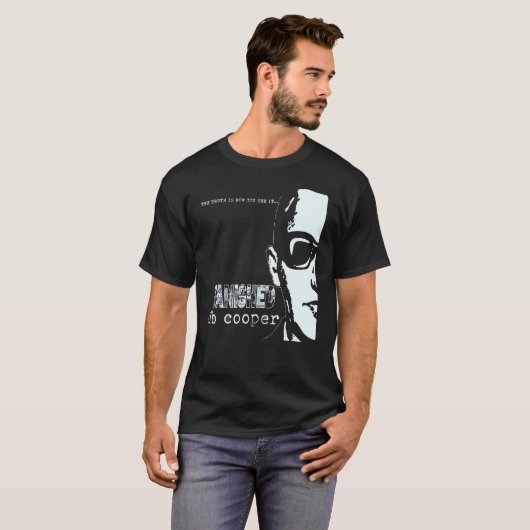 T-shirt D B Cooper Skyjacker Hijack Retro 60s Style Graphi (Devant entier)