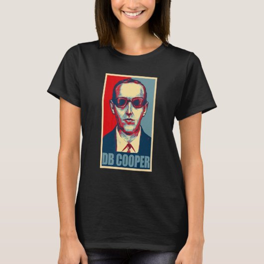 T-shirt D B Cooper Urban Legend Style Rétro (Devant)