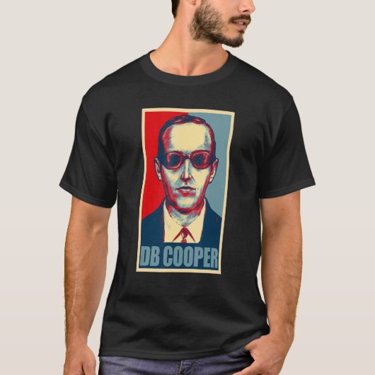 T-shirt D B Cooper Urban Legend Style Rétro (Devant)