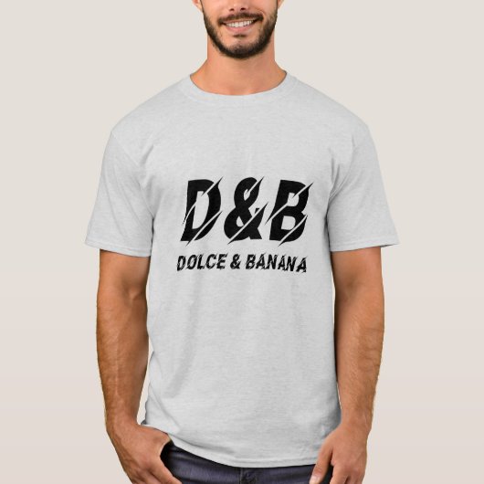 T-shirt D & B | Dolce & Banana | Banane drôle  (Devant)