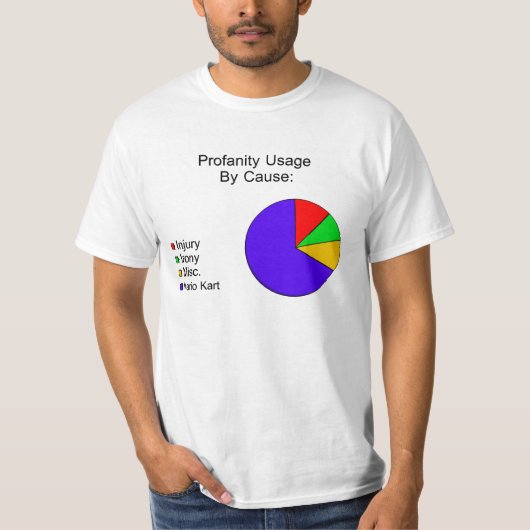 T-shirt D ** Coquilles de bleu de N (Devant)