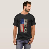 T-shirt D Drapeau américain Retraité 2026 Plus Mon Problèm (Devant entier)