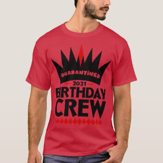 T-shirt d Équipage d'anniversaire 2021
