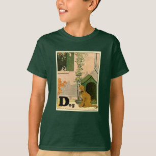 T-shirt D est pour chien - Golden Retriever et Terrier