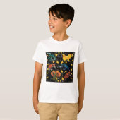 T-shirt D est pour Dart Frog (Devant entier)