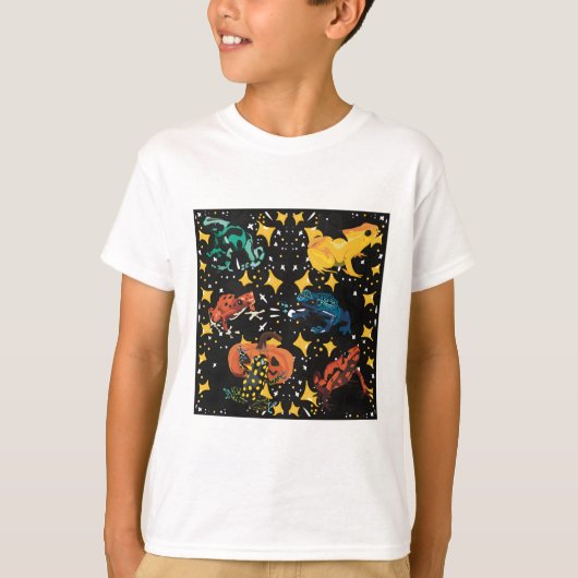 T-shirt D est pour Dart Frog (Devant)