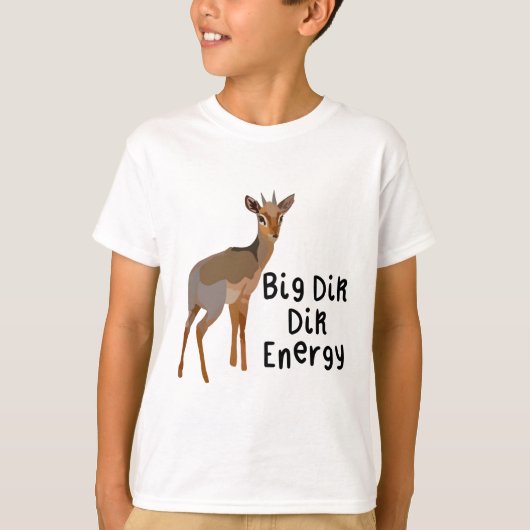 T-shirt D est pour Dik Dik (Devant)