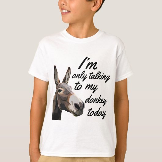 T-shirt D est pour Donkey (Devant)