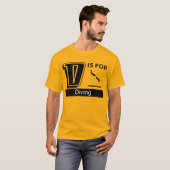 T-shirt D Est Pour La Plongée (Devant entier)