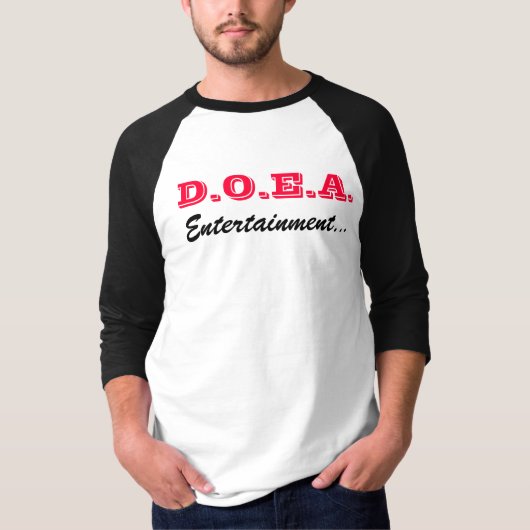 T-shirt D.O.E.A., divertissement… (Devant)