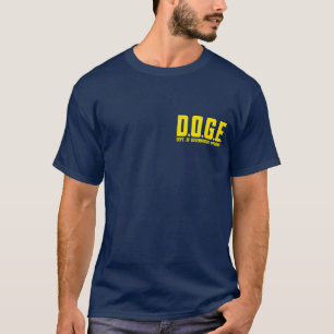 T-shirt D.O.G.E. Ministère De L'Efficacité Gouvernementale