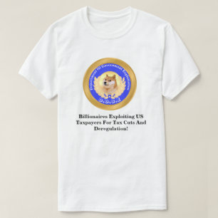 T-shirt D.O.G.E. Ministère De L'Exploitation Gouvernementa