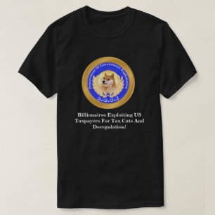 T-shirt D.O.G.E. Ministère De L'Exploitation Gouvernementa