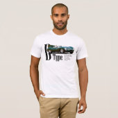 T-shirt D-Type Jaguar (Devant entier)