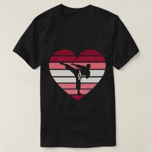 T-shirt DA70-Karate Judo Heart Saint Valentin Martial Spo