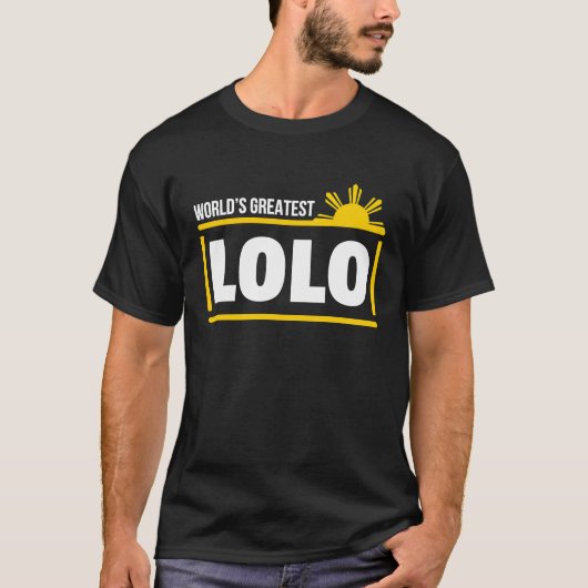 T-shirt Da du Père du plus grand lolo philippin du monde (Devant)