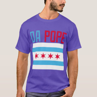 T-shirt Da Pope Chicago drapeau cubes couleurs