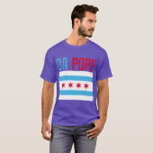 T-shirt Da Pope Chicago drapeau cubes couleurs (Devant entier)