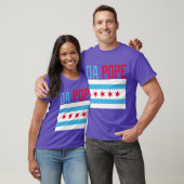 T-shirt Da Pope Chicago drapeau cubes couleurs (Unisexe)