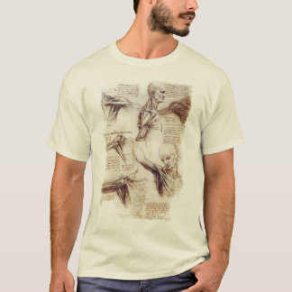 T-shirt da Vinci -- Croquis d'épaule