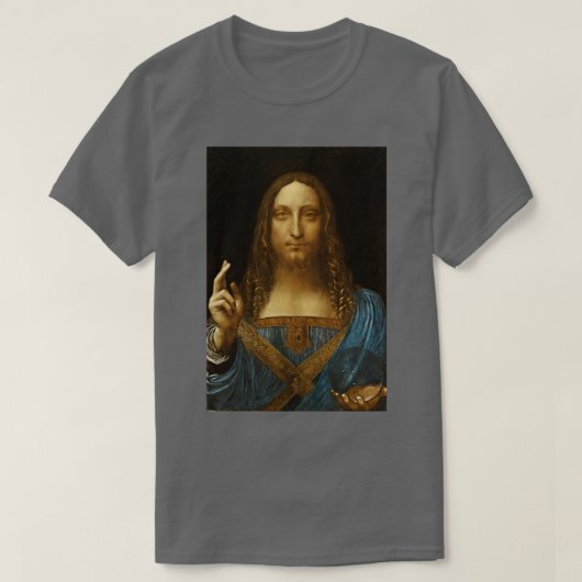 T-shirt Da Vinci Salvator Mundi (Design devant)