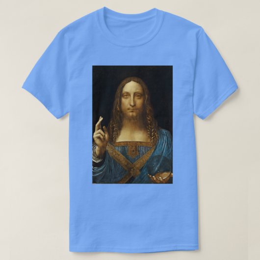 T-shirt Da Vinci Salvator Mundi 2 (Design devant)