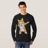T-shirt Dab Corgi Dabbing Corgi (Devant entier)